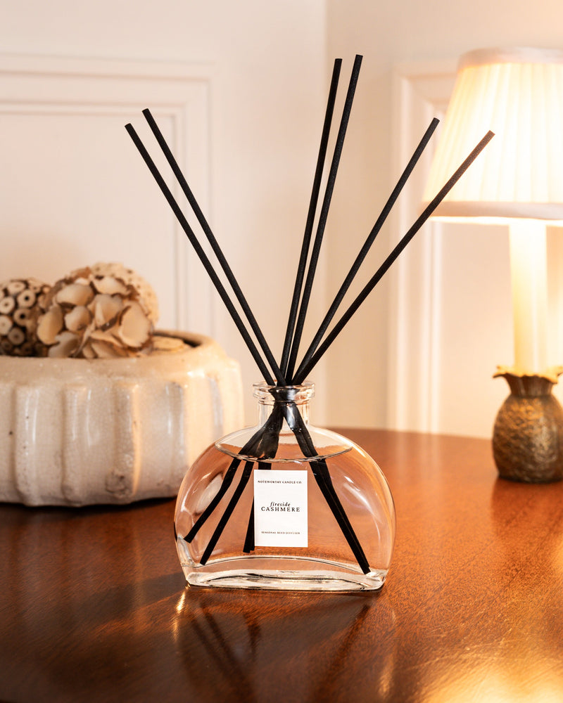 Fireside Cashmere - Reed Diffuser - Noteworthy Candle Co